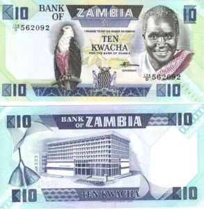 Zambian Kwacha 10
