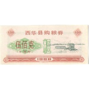 Chinese Food Stamp