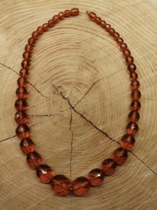 Antique necklace - genuine amber