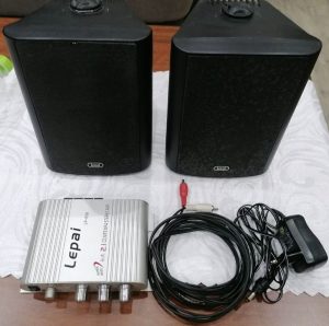 TREVI speakers and LEPAI amplifier