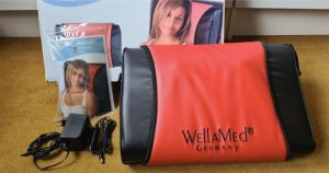 Massage device for legs, neck and back