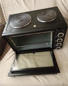 Orava mini oven, cooker and rotary grill