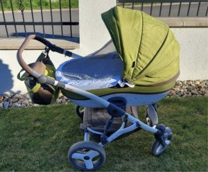 Junama Color stroller for sale, olive, bought 07/2020