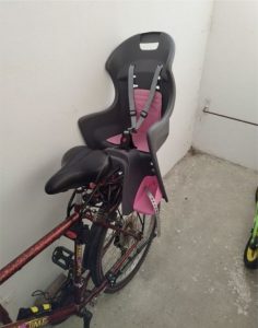Dětská sedačka na kolo