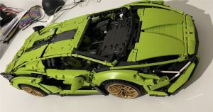 Lego Lamborghini Sian - original Lego vc. krabice