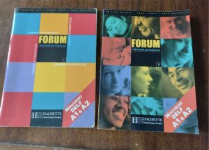 French textbook Forum Nouveau Delf A1 A2