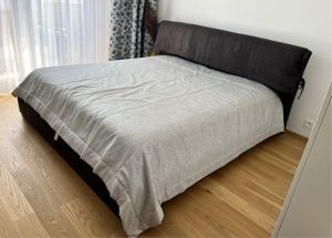 Luxury unused DITRE double bed + mattress