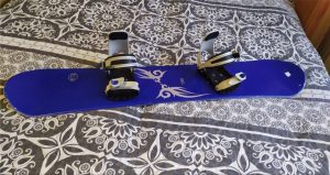 Snowboard (134 cm) + boots No. 38