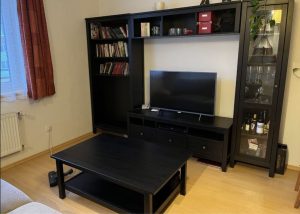 IKEA Hemnes living wall and coffee table
