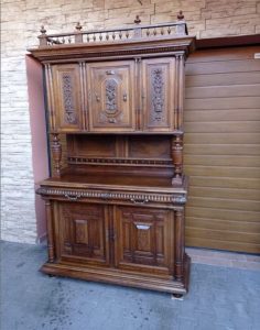 Carved secretary