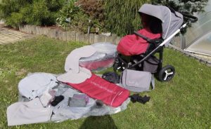 Baby Design stroller with complete winter equipment