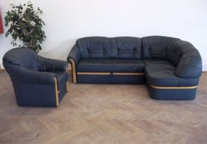 Leather corner sofa set green sofa