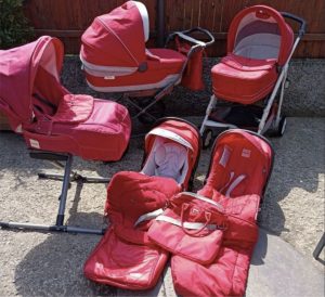 Large INGLESINA stroller set