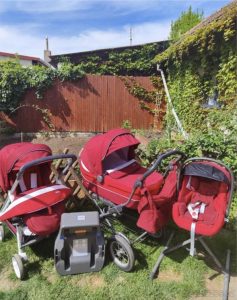 Luxury stroller set INGLESINA AMARENA