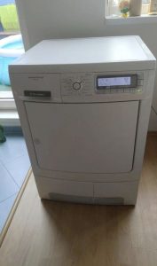 Electrolux dryer for 7 kg of laundry, heat pump