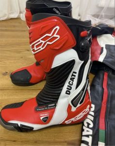 Men's leather motorcycle boots Ducati Corse size 43