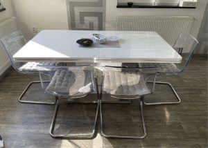 dining set (table, 6 chairs)