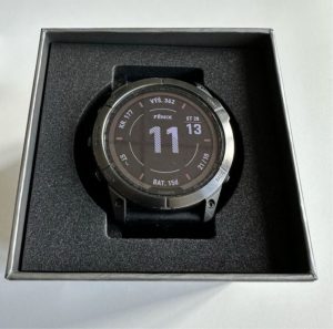 Garmin Fenix 7X Sapphire Solar Carbon Gray watch
