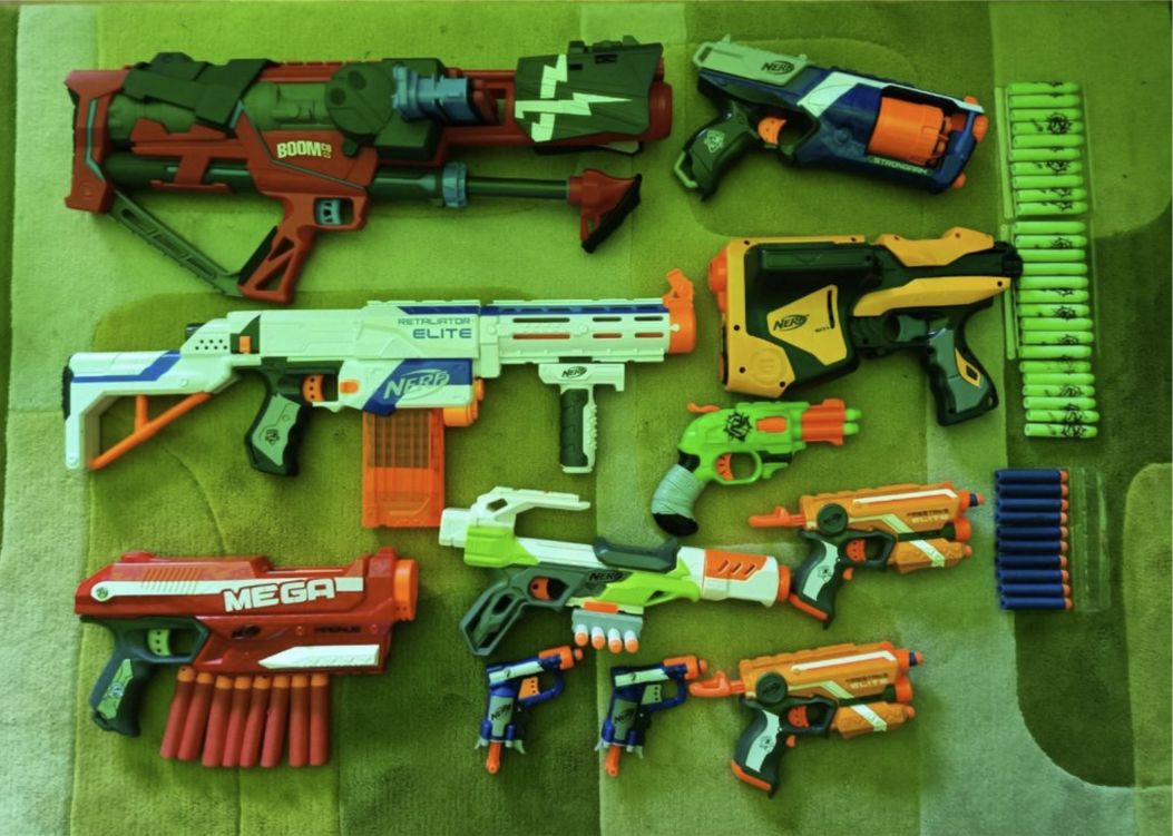 The ultimate collection of NERF guns
