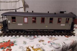 LGB garden railway cars