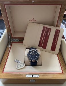 Omega Seamaster Diver 300M sedna Gold New, Full set