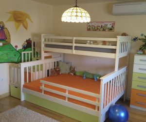 Bunk bed with storage