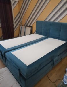 Luxury double bed box spring