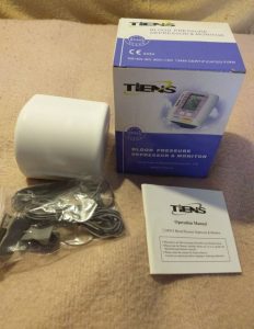 Tiens with blood pressure measurement and control memory