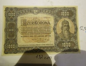 Ezer korona Minta