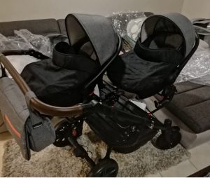 Twin stroller 3in1