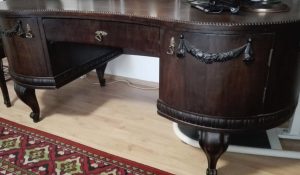 Old wooden desk with chair for sale