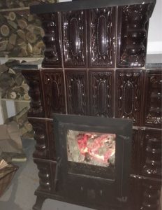 Beautiful Transylvanian tile stove for sale