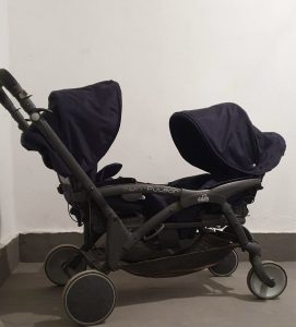 Twin stroller CAM Twin Plusar