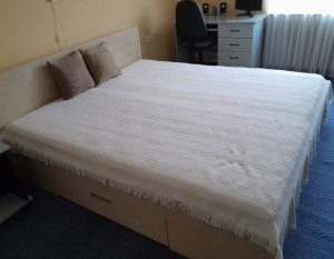 Dormeo memory foam mattress 2 pcs + Bed frame