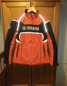 Yamaha women's motorcycle jacket Red Paddock L
