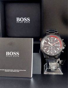 Új eredeti Hugo Boss 1513825 Globetrotter óra,karóra,Bp.