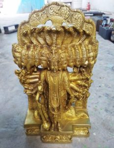 Handmade brass antique sculpture