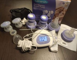 Lansinoh 2 in 1 double electric breast pump