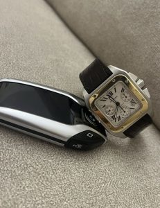 Cartier Santos 100XL chrono Bicolor