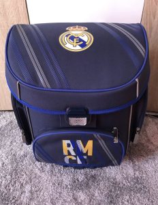 New Real Madrid hard-walled, anatomical school bag