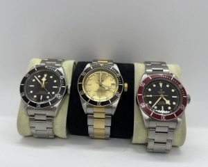 Tudor Black Bay Trio for sale (Omega Breitling Tag Heuer)