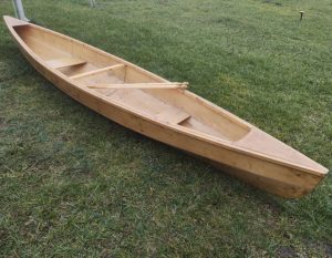 Wooden canoe for sale